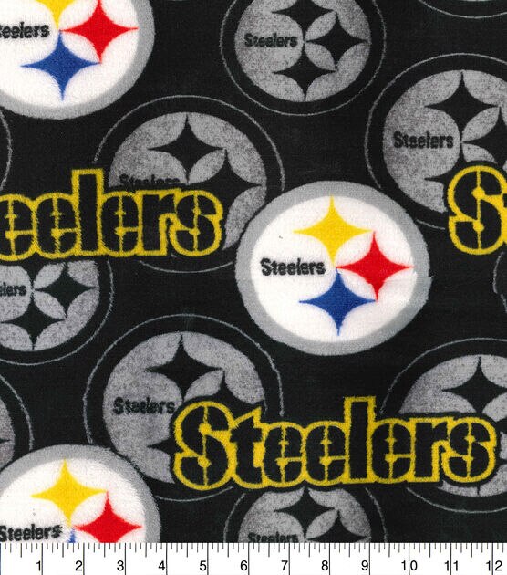 Fabric Traditions Pittsburgh Steelers NFL Velvet Fleece Fabric