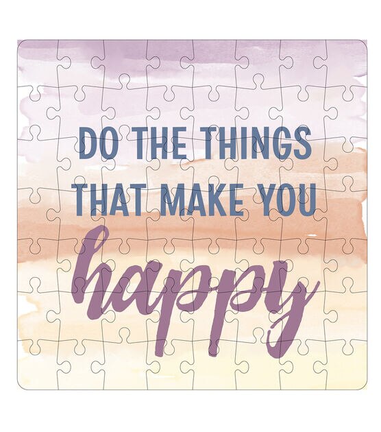 Mini Wellness Puzzle - Do the Things That Make You Happy, , hi-res, image 2