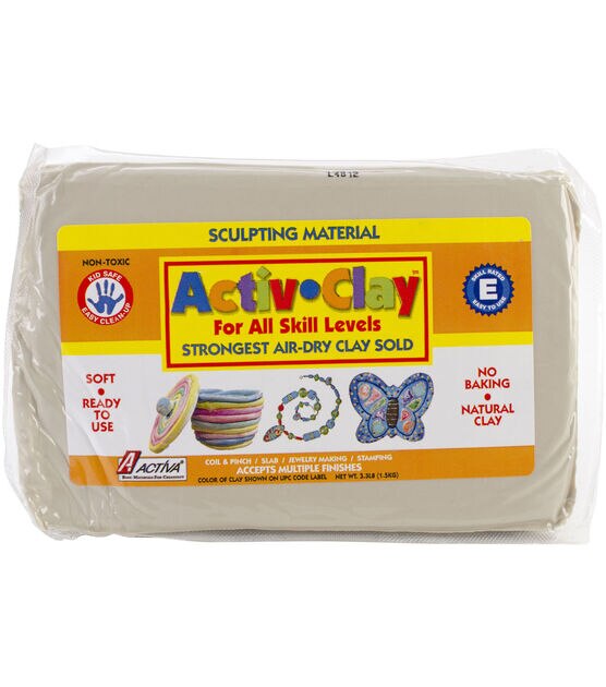 Activa 3lbs White Air Dry Clay