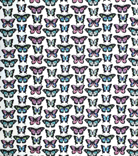 Linear Butterfly Super Snuggle Flannel Fabric