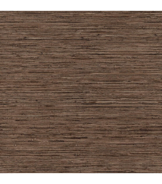 RoomMates Wallpaper Brown Grasscloth