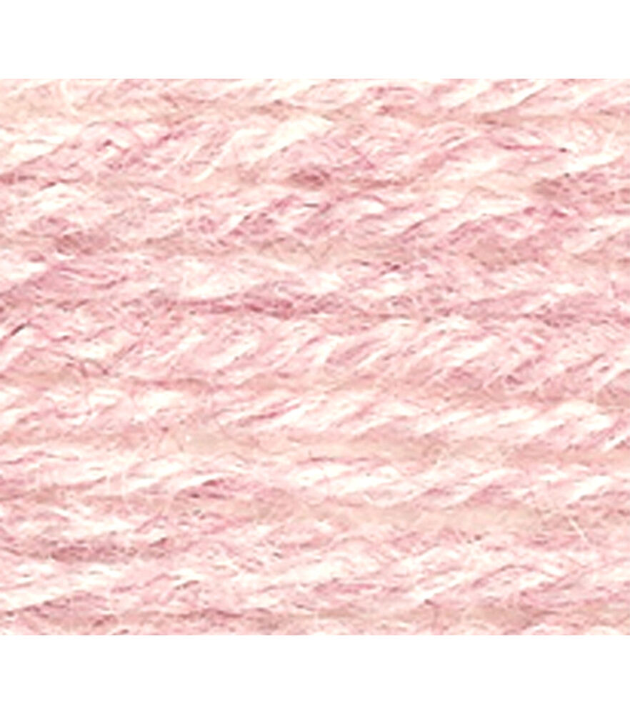 Lion Brand Wool Ease Worsted Yarn, Blush Heather, swatch, image 3