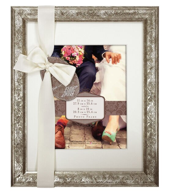 Wall Frame 11X14 To 8X10 Champagne Shimmer
