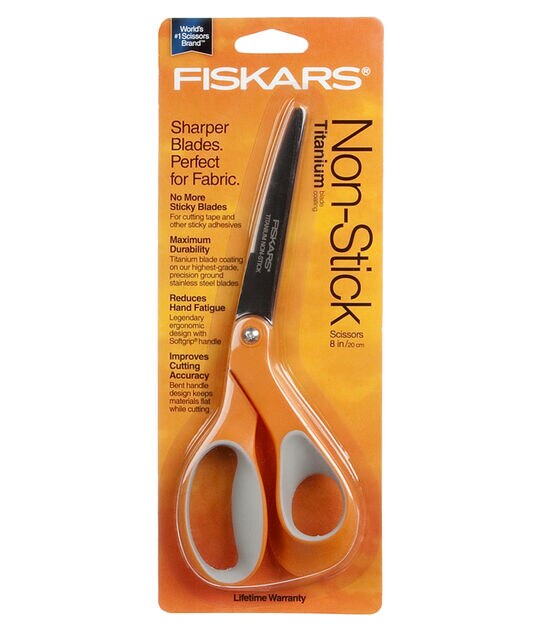 Fiskars 8in Premier Nonstick Titanium Scissor