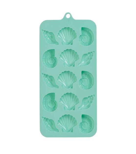 4" x 9" Silicone Seashells Candy Mold by STIR, , hi-res, image 2