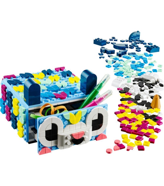LEGO Dots Creative Animal Drawer 41805 Set, , hi-res, image 2