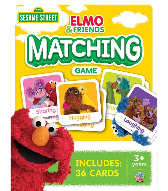 MasterPieces 36ct Sesame Street Elmo & Friends Kids Matching Games
