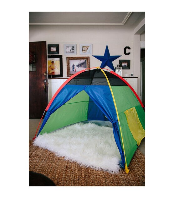 Pacific Play Tents 58" x 46" Multicolor Super Duper 4 Kid Dome Tent, , hi-res, image 5
