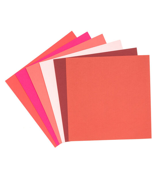 Park Lane 60 Sheet 12 x 12 Red Precision Cardstock Paper Pack - Paper Packs - Paper Crafts & Scrapbooking