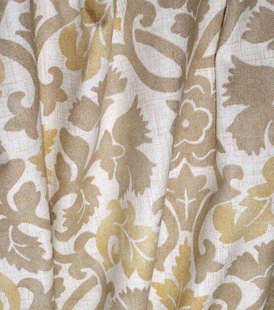 Waverly Upholstery Fabric 54'' Anika Flax, , hi-res, image 2