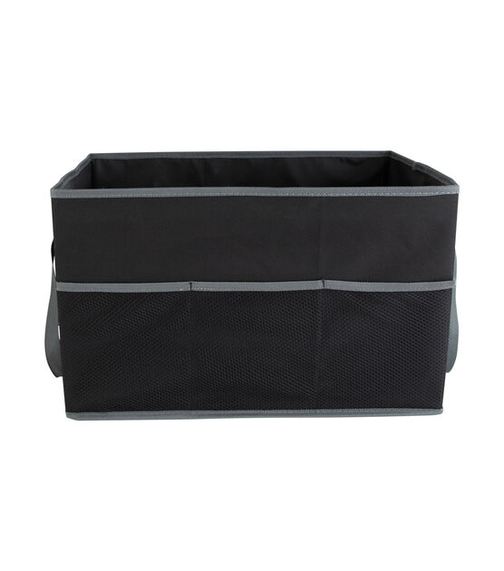 Simplify 18" Black Foldable Trunk Organizer With Handles, , hi-res, image 3