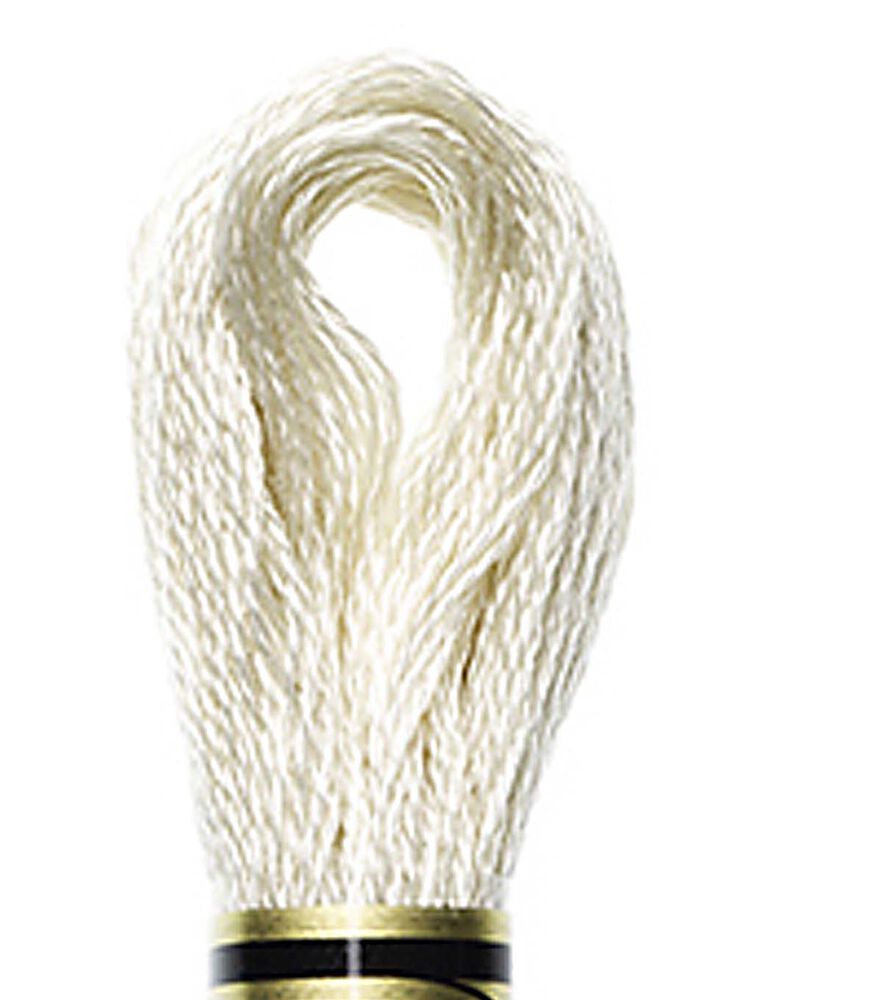 DMC 8.7yd Greens & Grays 6 Strand Cotton Embroidery Floss, 822 Light Beige Gray, swatch, image 41