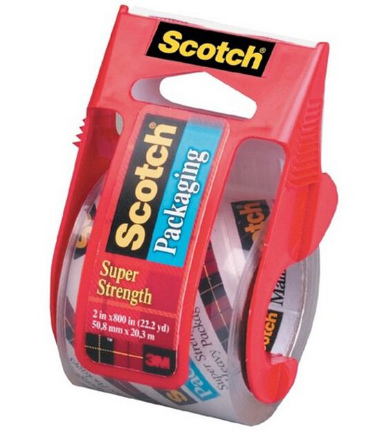 Scotch Clear Mailing Tape 2"x800" Dispenser
