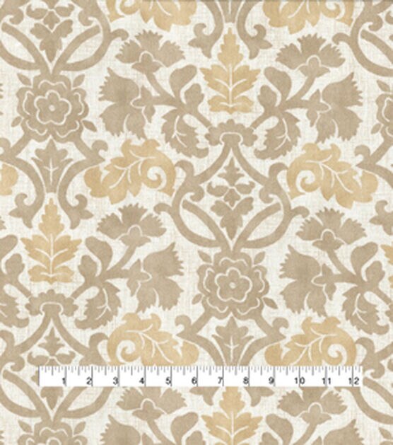 Waverly Upholstery Fabric 54'' Anika Flax, , hi-res, image 4