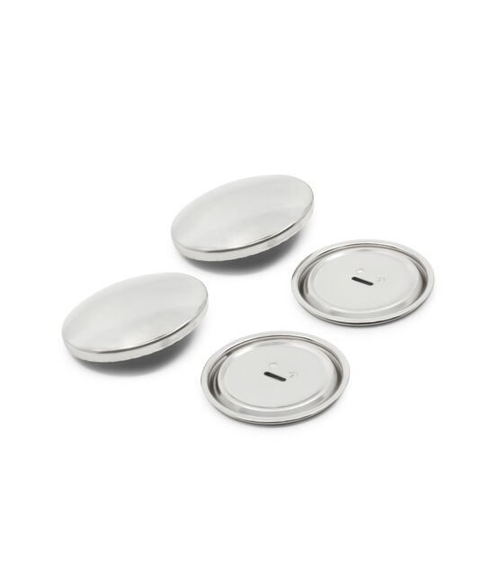 Dritz 1-1/8" Half Ball Cover Buttons, 3 pc, Nickel, , hi-res, image 5