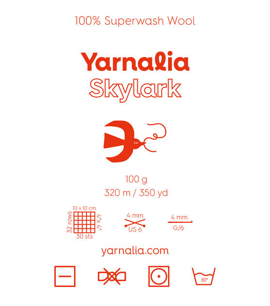 Yarnalia 350yds Superfine Skylark Wool Yarn 2 Bundle, , hi-res, image 2