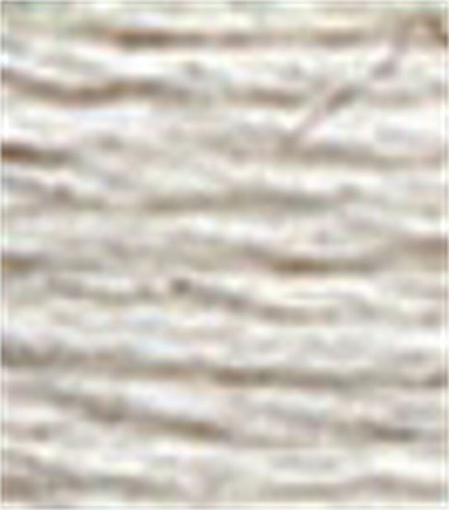 DMC 8.7yd 6 Strand Satin Embroidery Floss, S5200 Snow White, swatch, image 9