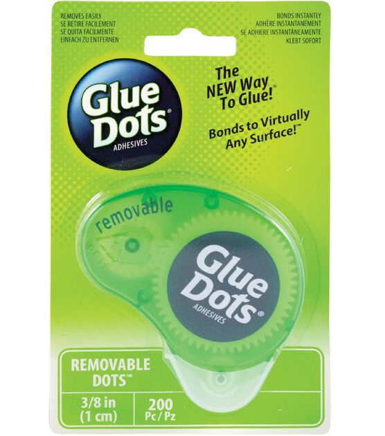 Glue Dots 3/8 Dot 'n Go Dispenser 200PK Removable