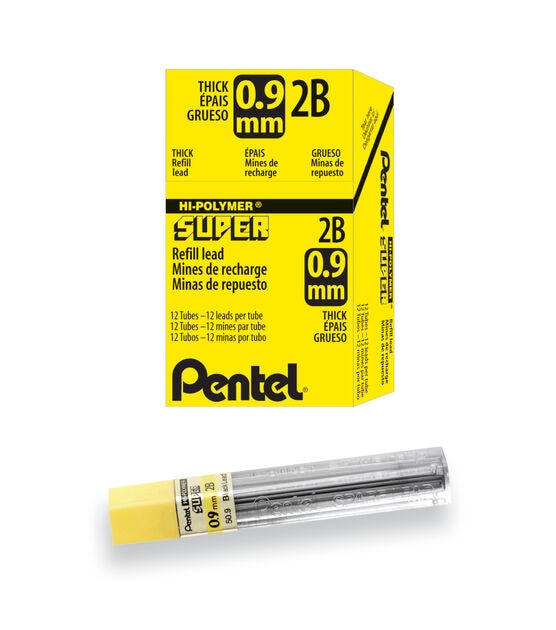 Pentel Super Hi Polymer Leads .9mm, , hi-res, image 3