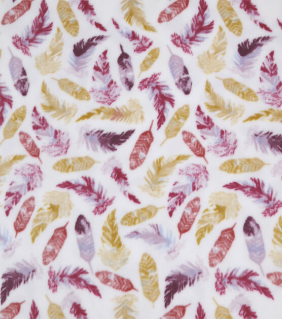 Serenity Feathers Anti Pill Plush Fleece Fabric | JOANN
