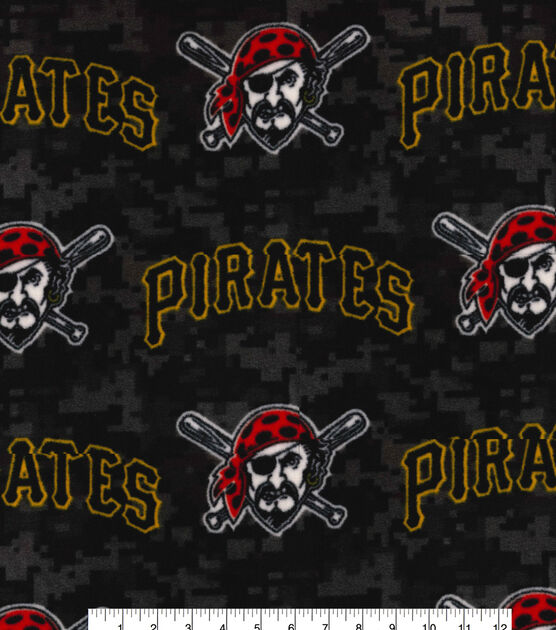Fabric Traditions Pittsburgh Pirates Fleece Fabric Digital, , hi-res, image 2