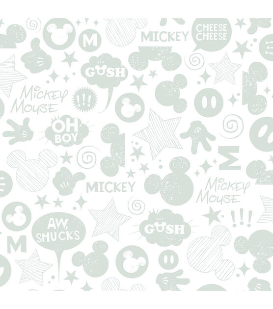 RoomMates Wallpaper Mickey Mouse Icons