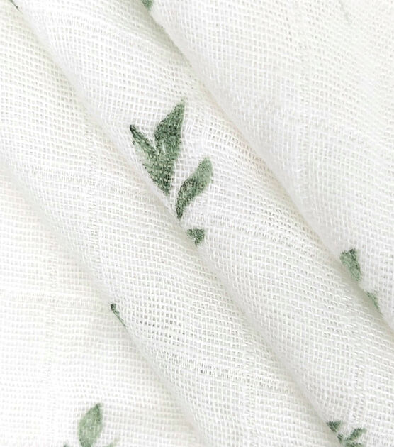 Fresh Picked Leaves Swaddle Nursery Fabric by Lil' POP!, , hi-res, image 2