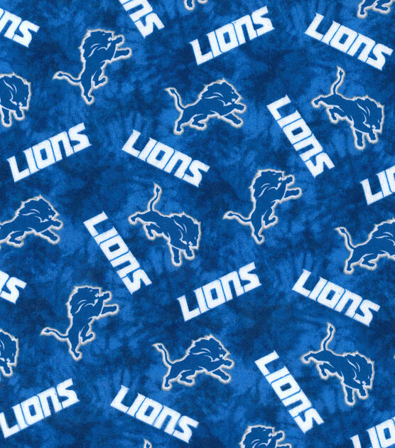 Fabric Traditions NFL Detroit Lions Tie Dye Flannel, , hi-res, image 2