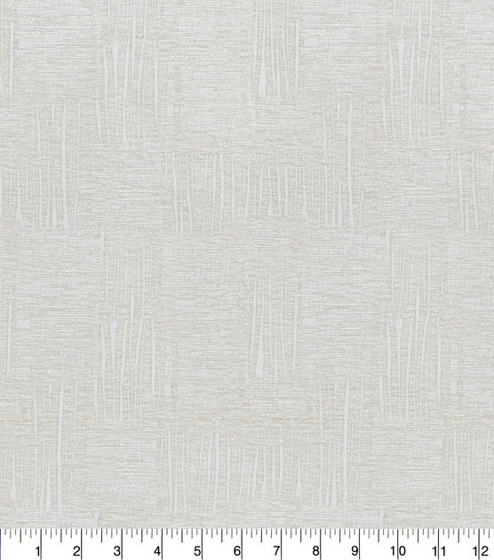 PKL Studio Upholstery 6"x6" Fabric Swatch Crosshatch White