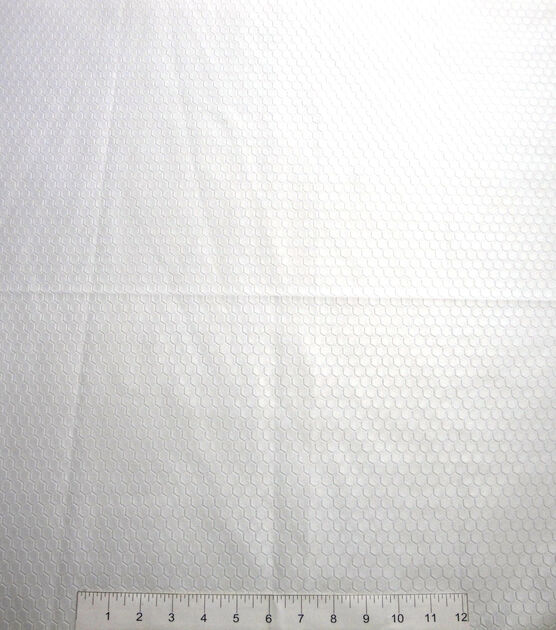Yaya Han Cosplay  Stretch Fabric White Scuba Hexagon, , hi-res, image 5