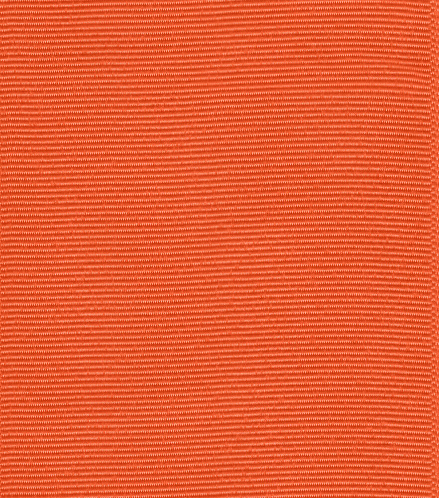 Offray 3"x9' Grosgrain Solid Ribbon, Orange, swatch