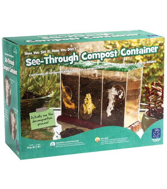 Educational Insights 12" See Through Compost Container