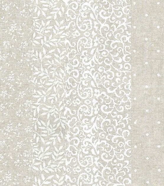2.5" x 42" Assorted White Cotton Fabric Roll 20ct by Keepsake Calico, , hi-res, image 3