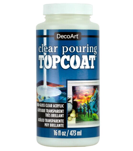 DecoArt 16 fl. oz Pouring Topcoat Clear