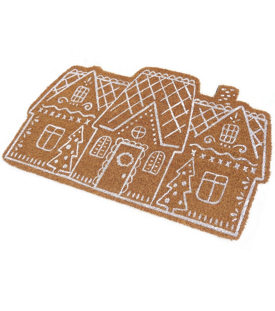 18" x 30" Christmas Gingerbread House Coir Door Mat by Place & Time, , hi-res, image 2