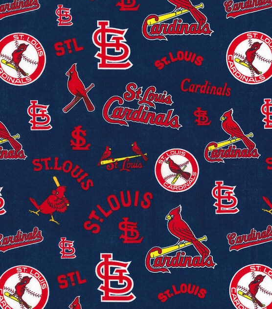 Fabric Traditions Cooperstown Saint Louis Cardinals Cotton Fabric, , hi-res, image 2