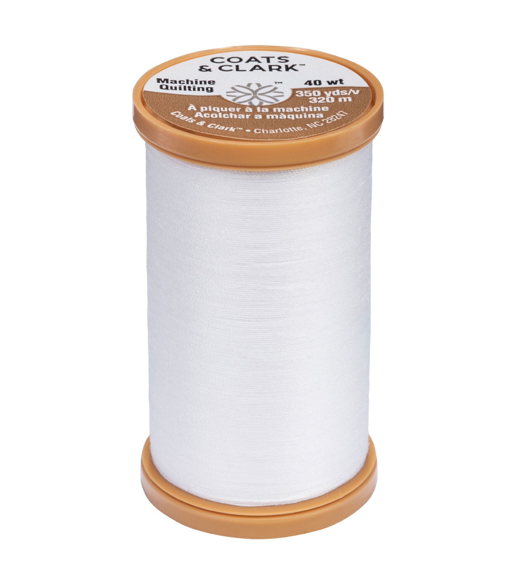 Coats Machine Quilting Cotton Thread 350yd (White)