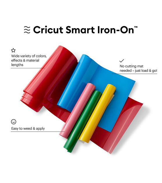 Cricut 13" x 9' Smart Iron On Heat Transfer Vinyl Roll, , hi-res, image 2