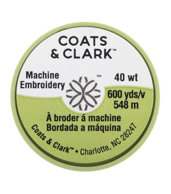 Coats & Clark Machine Embroidery Thread 600yd Red 2250 - 123Stitch