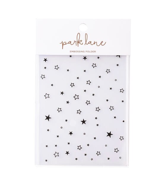 A2 Black Stars Embossing Folder by Park Lane