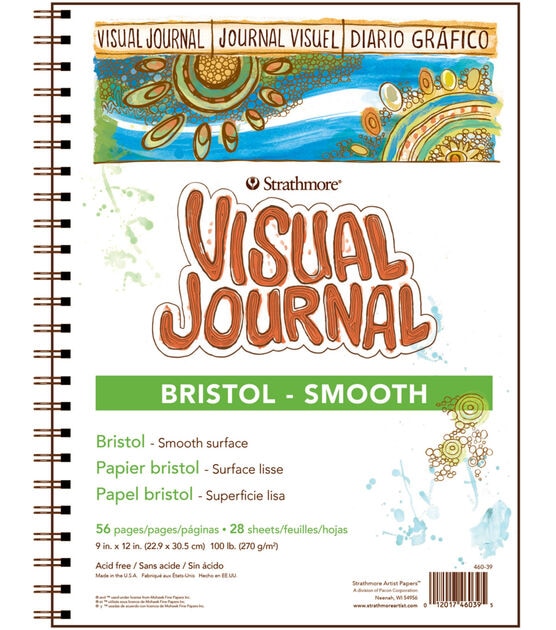 Strathmore Visual Journal Bristol Smooth 9"X12" 28 Sheets