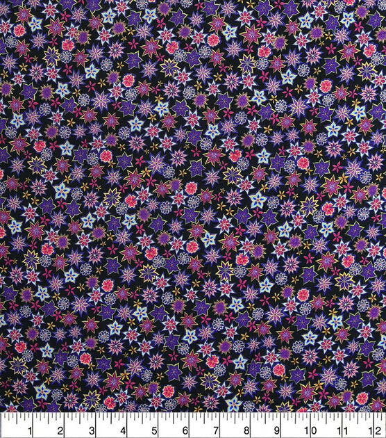 Lauren Lewchuk Flower Medallions Mini Premium Prints Cotton Fabric, , hi-res, image 2