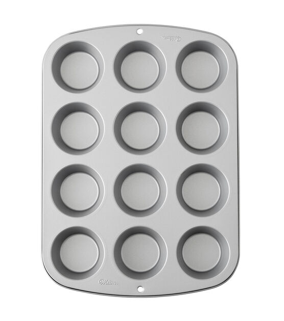 Wilton Bake It Better Non-Stick Muffin Pan, Steel, 12-Cup 