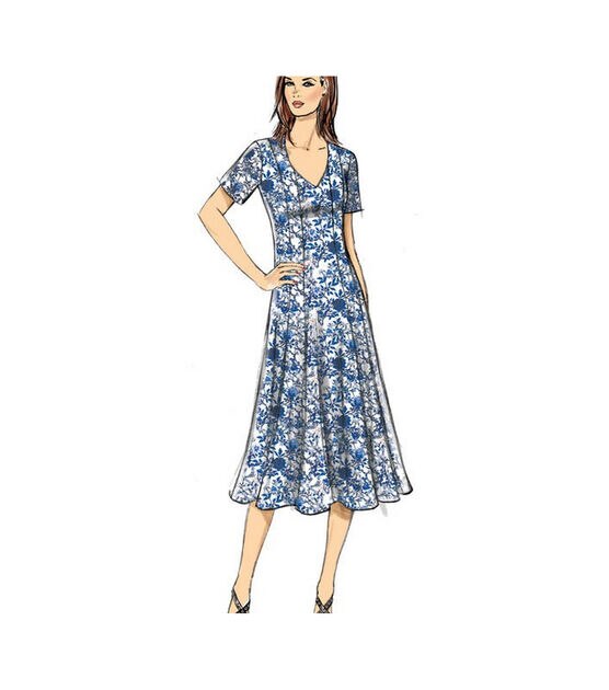 Butterick B6660 Size XS to XL Misses & Women's Dress Sewing Pattern, , hi-res, image 4