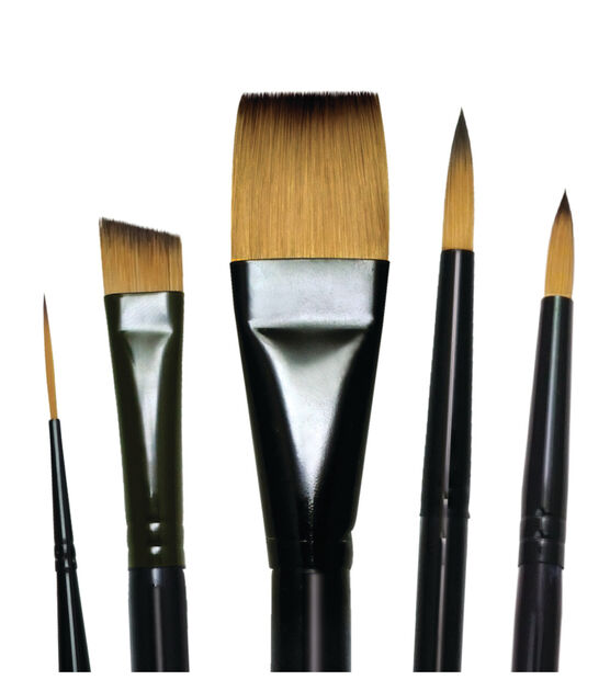 Majestic Watercolor Deluxe Brush Set 5 Pack, , hi-res, image 2