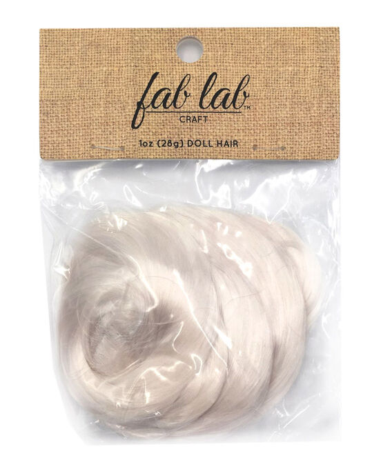 Fab Lab 1oz Blonde Straight Doll Hair Kit