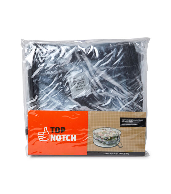 30" PVC Double Wreath Storage Bag by Top Notch