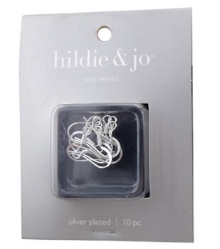 16mm Sterling Silver Plated Fancy Lever Back Earrings 2pk by hildie & jo