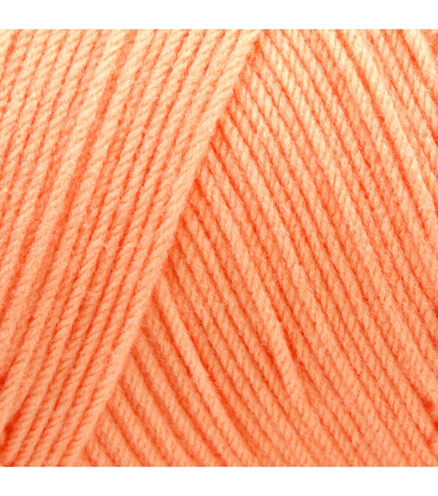 Caron One Pound 800yds Worsted Acrylic Yarn, Peach, swatch, image 11