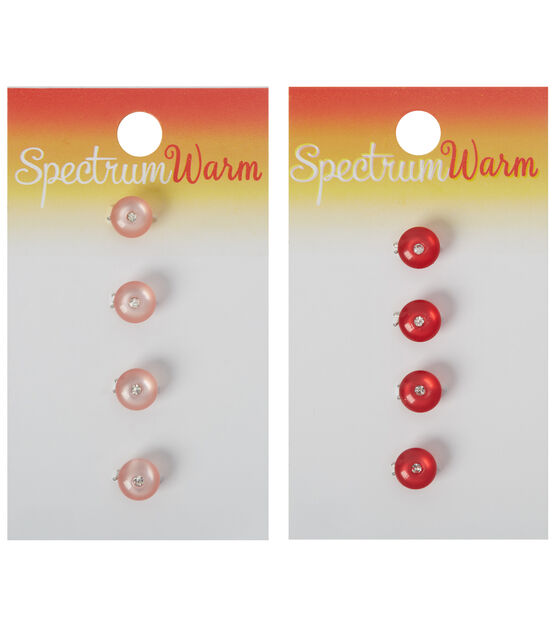 Spectrum Warm 1/4" Red Rhinestone Shank Buttons 4pk, , hi-res, image 6